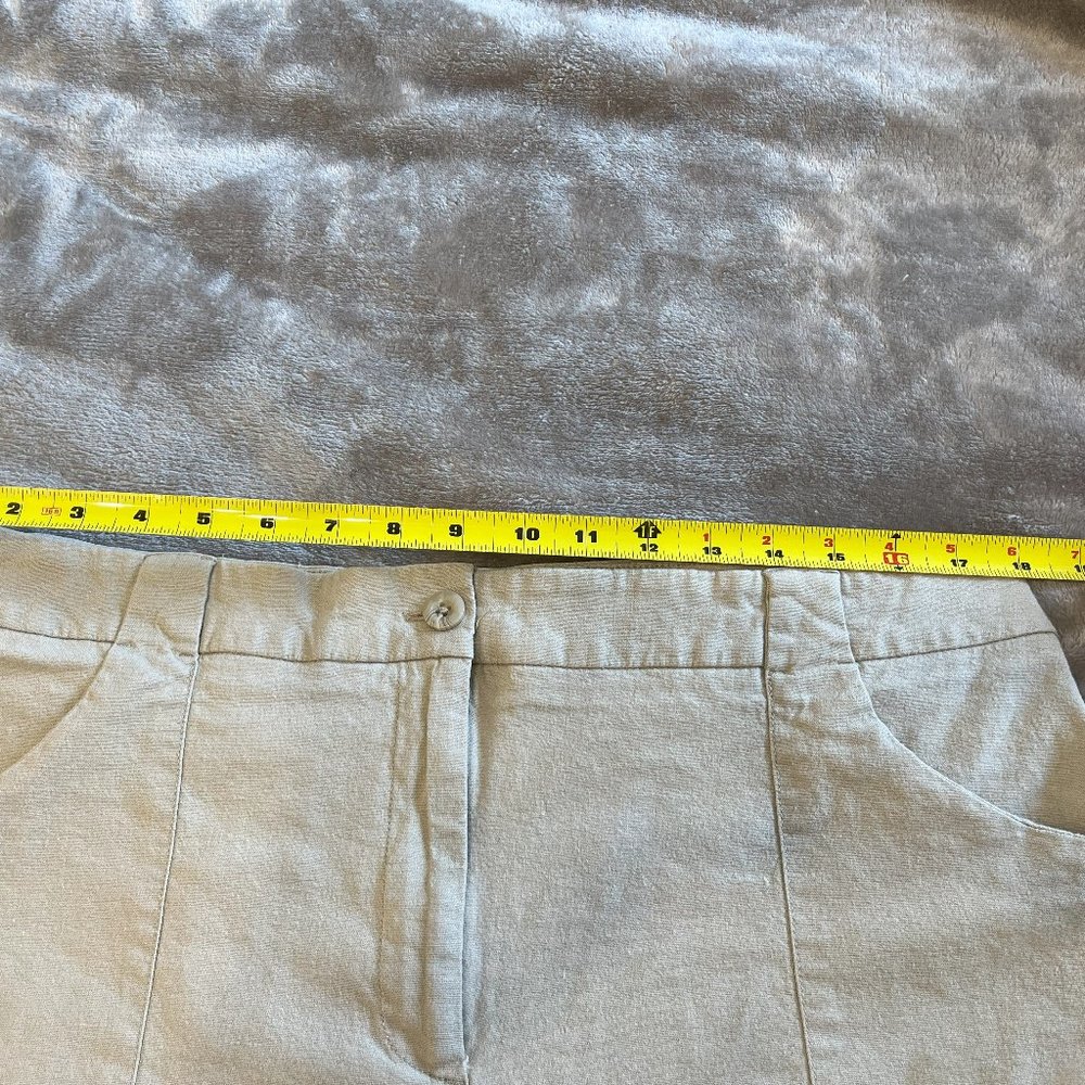 Linen/viscose blend pants - Picture 4 of 6